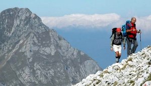 Near the top of Monte Tambura