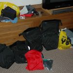 Jeden Tag auspacken/einpacken