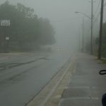 Nebel nach Gewitter in Meaford