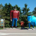 Paul Bunyan, Wahrzeichen von Bemidji, MN