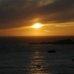 Sonnenuntergang im Harris Beach State Park, Brookings, OR