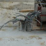 Leerrohre neben der Elektroanlage