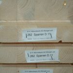 Abgebundene Sparren