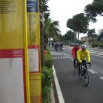 Zuerst fahren wir mal mit dem Bus