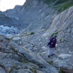 Abstieg von der Schreckhornhütte