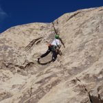Climbing on Outward Bound Slab (5.2)